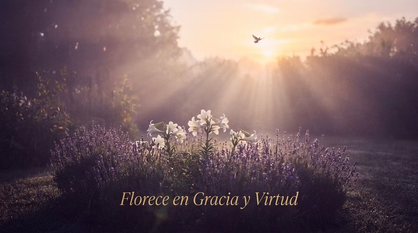 Florece en Gracia y Virtud