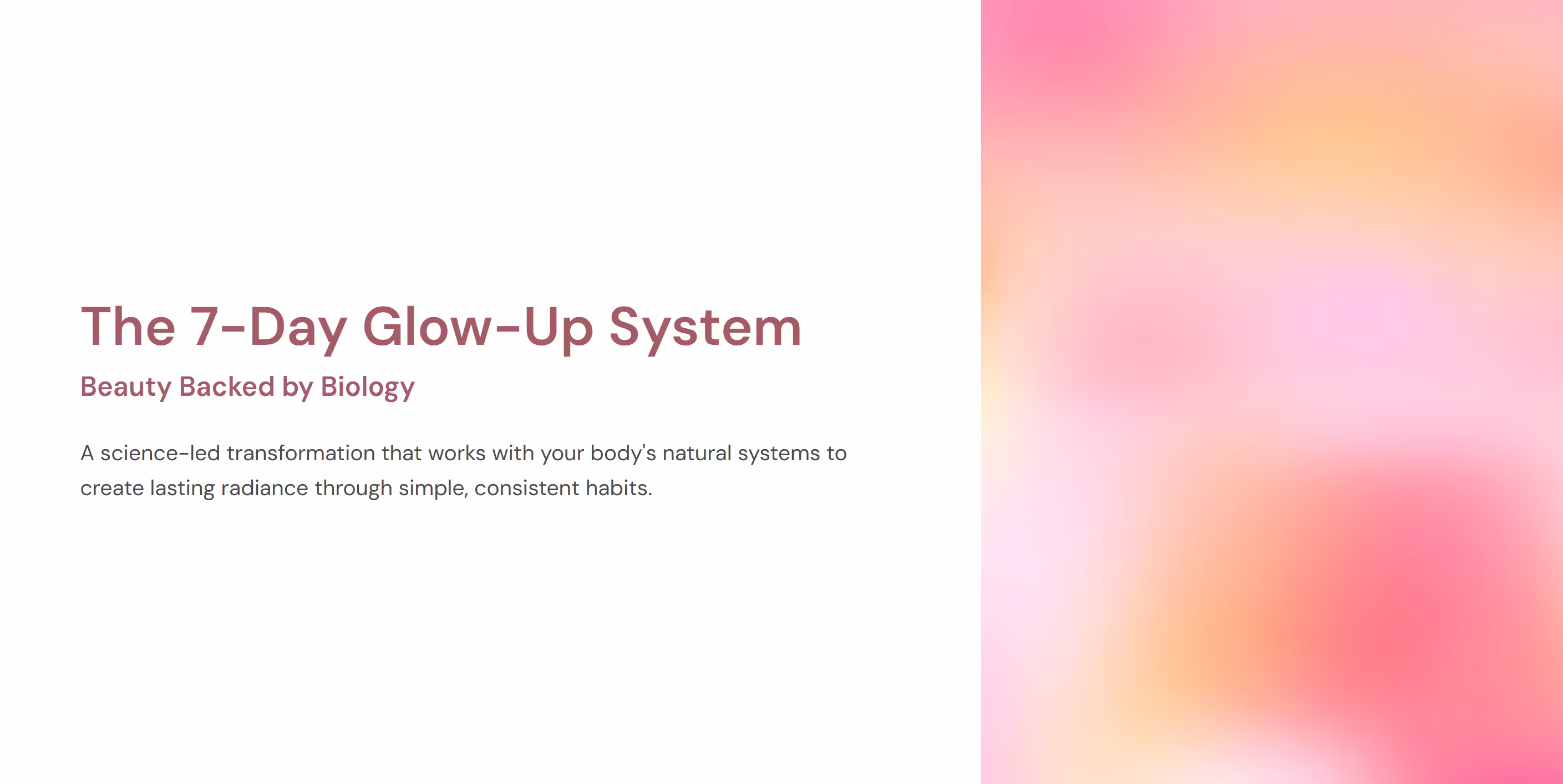 7-Day Glow-up Guide for Girls