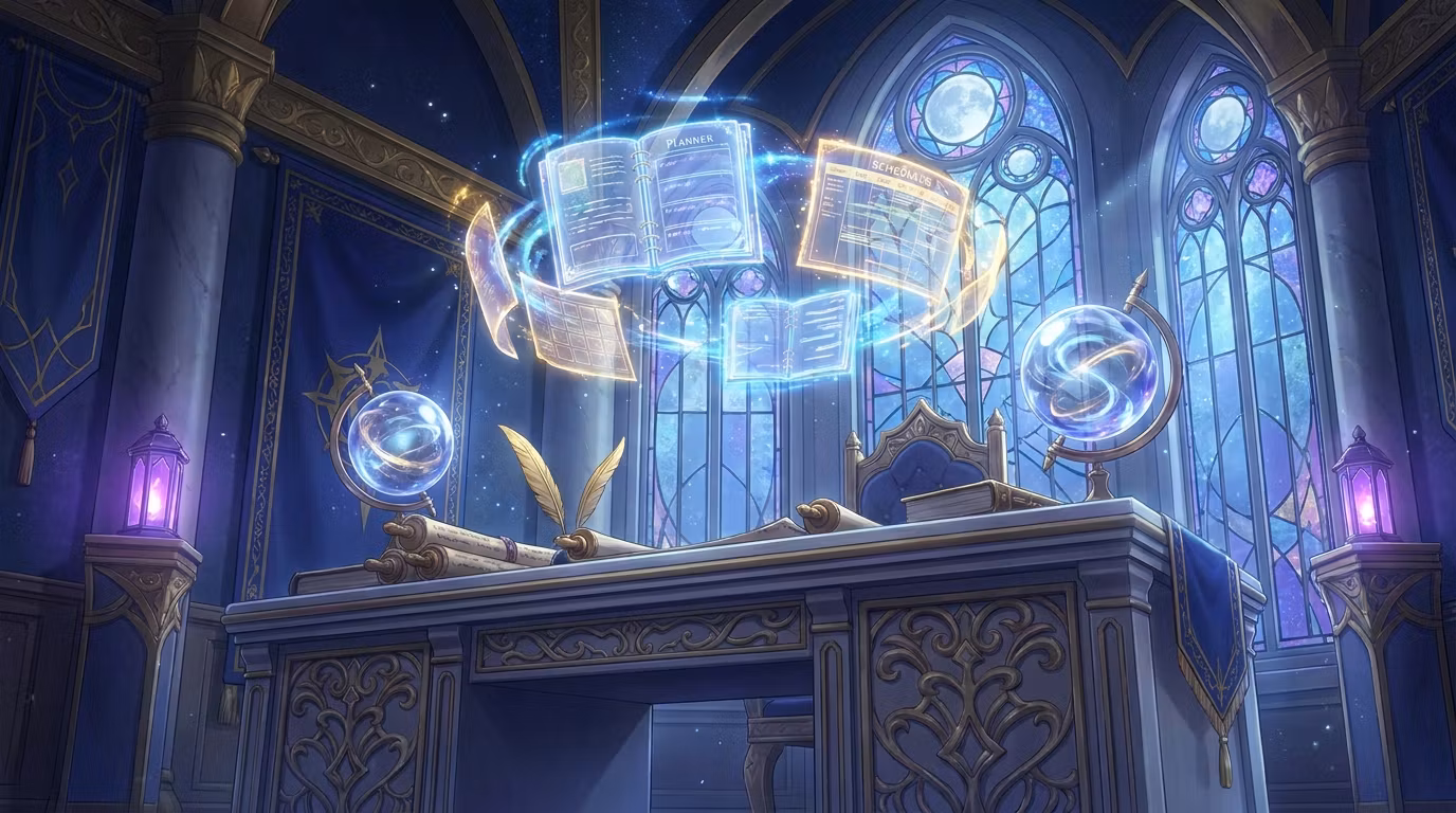 The Scholar's Ritual Desk