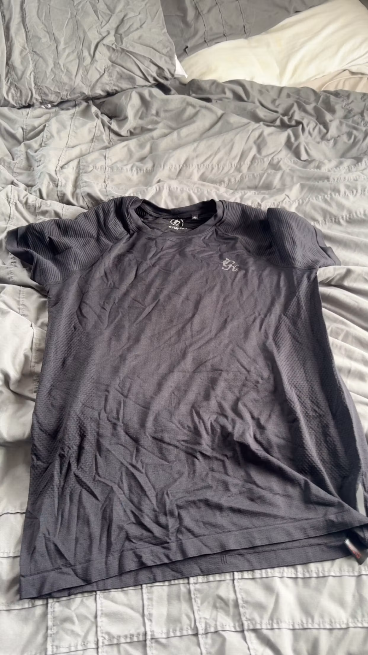 Black gymking T-shirt 