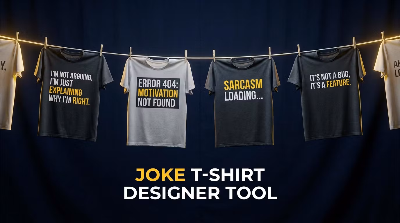 Custom Joke T-Shirt Designer