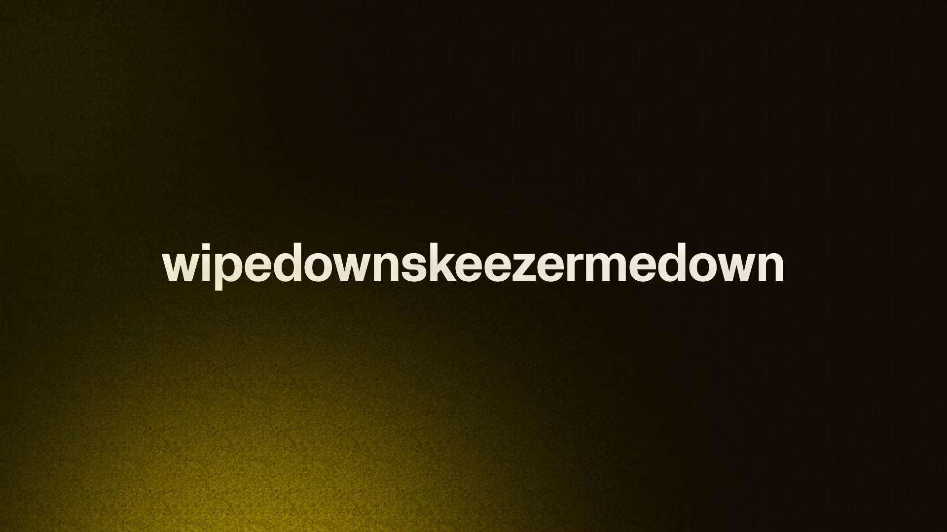 wipedownskeezermedown