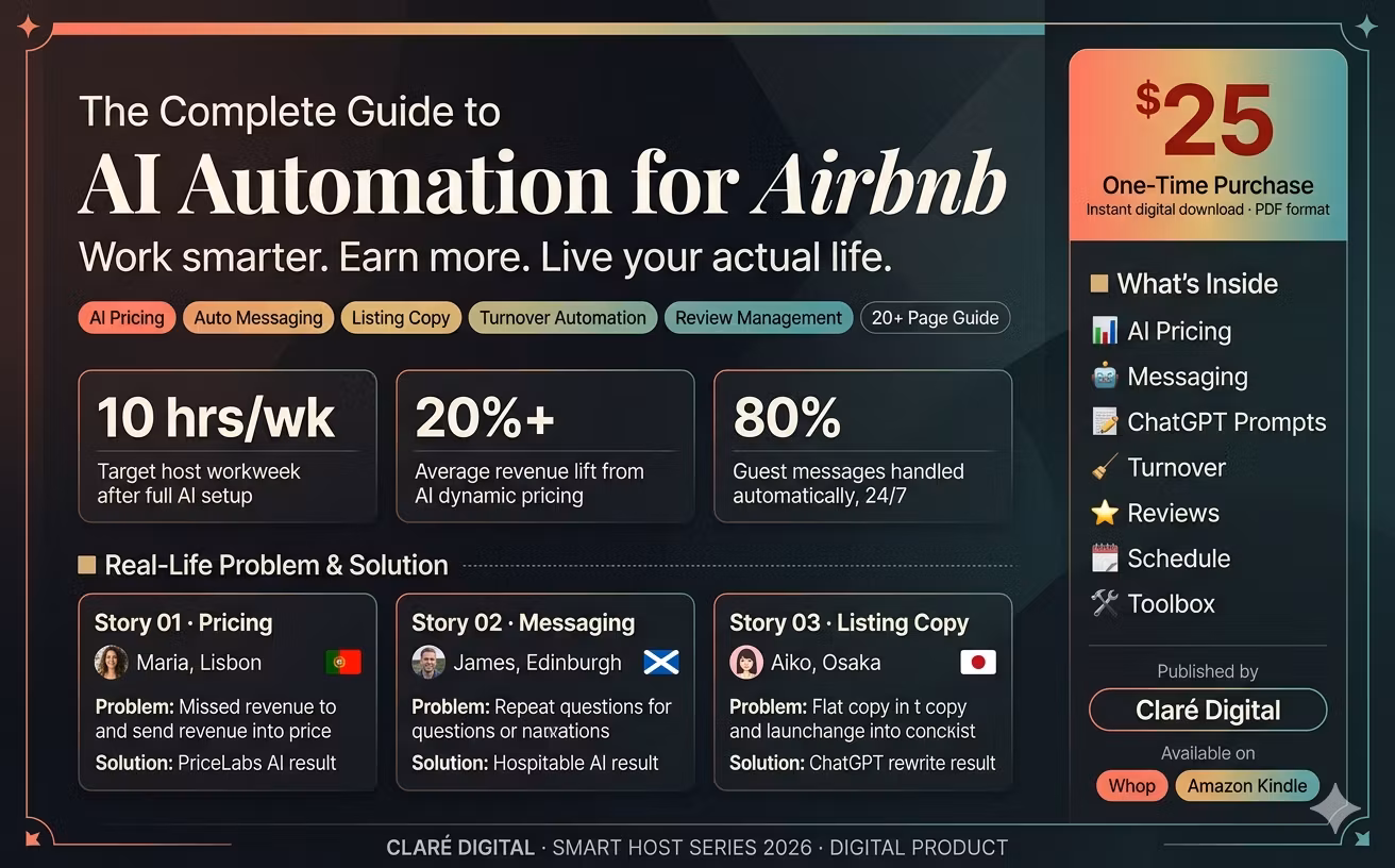 AI Automation for Airbnb: 10-Hour Host Workweek