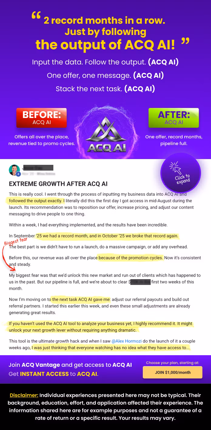 ACQ VANTAGE