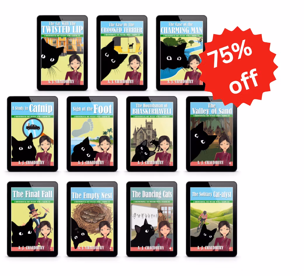 "Sleuthing Whiskers" Books 1 - 11 eBook Bundle (Cozy Mystery)