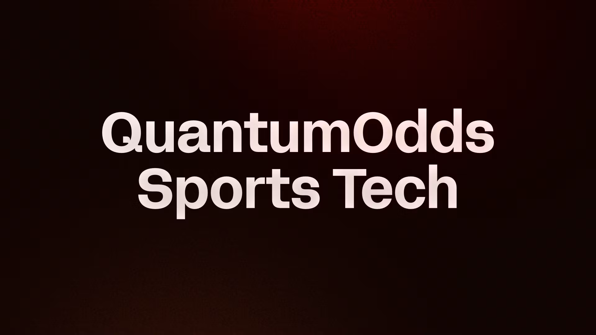QuantumOdds Sports Tech