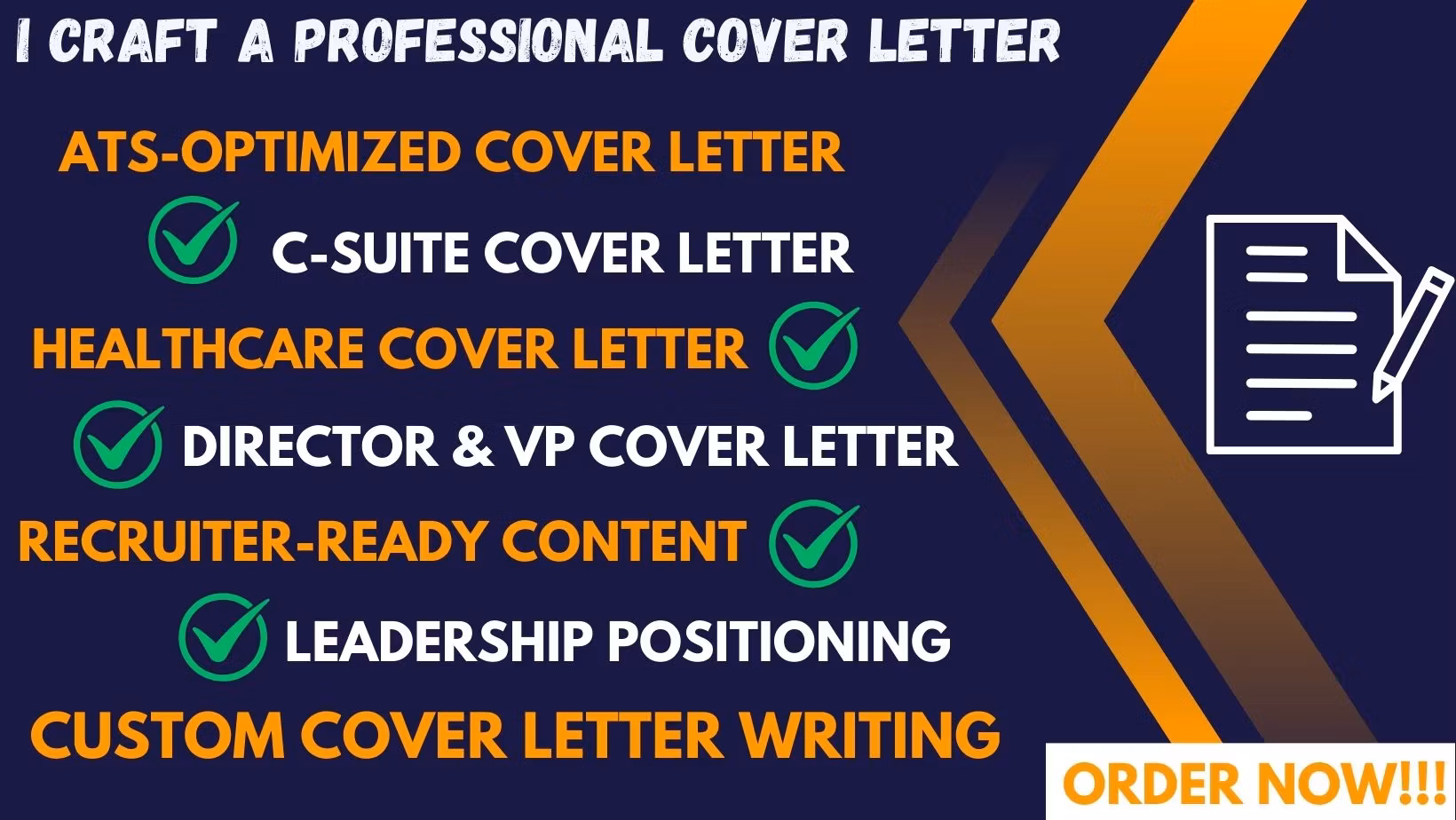 Cover Letter Only