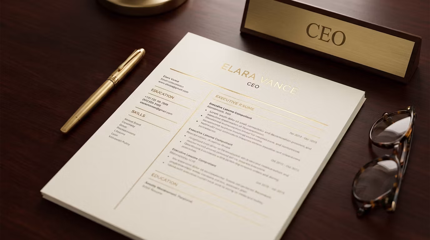 C-Suite Executive Resume Package