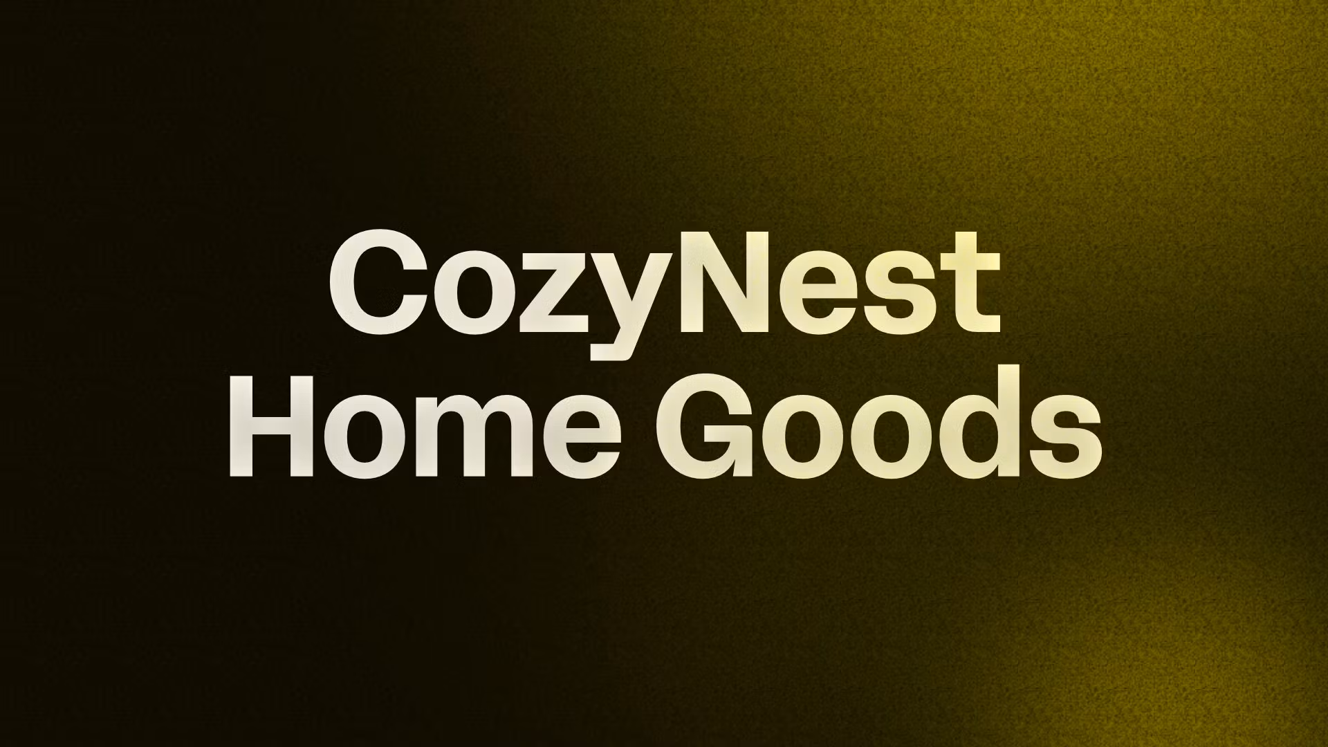 CozyNest Home Goods