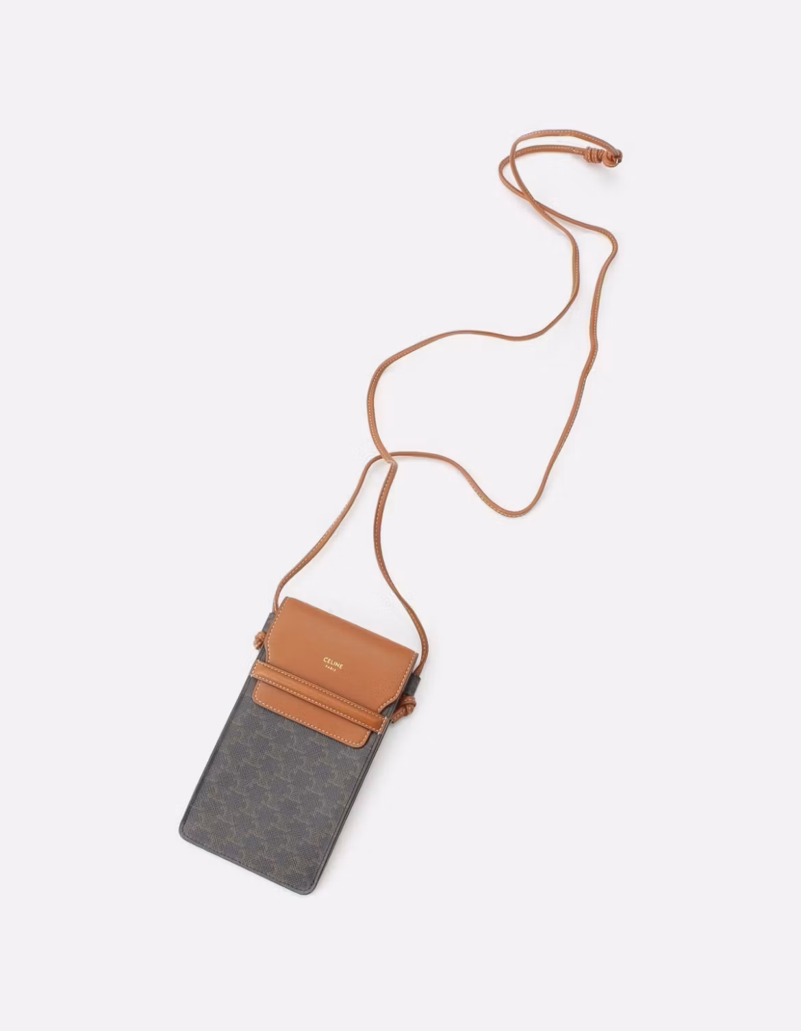 CELINE Triomphe leather Shoulder Smartphone