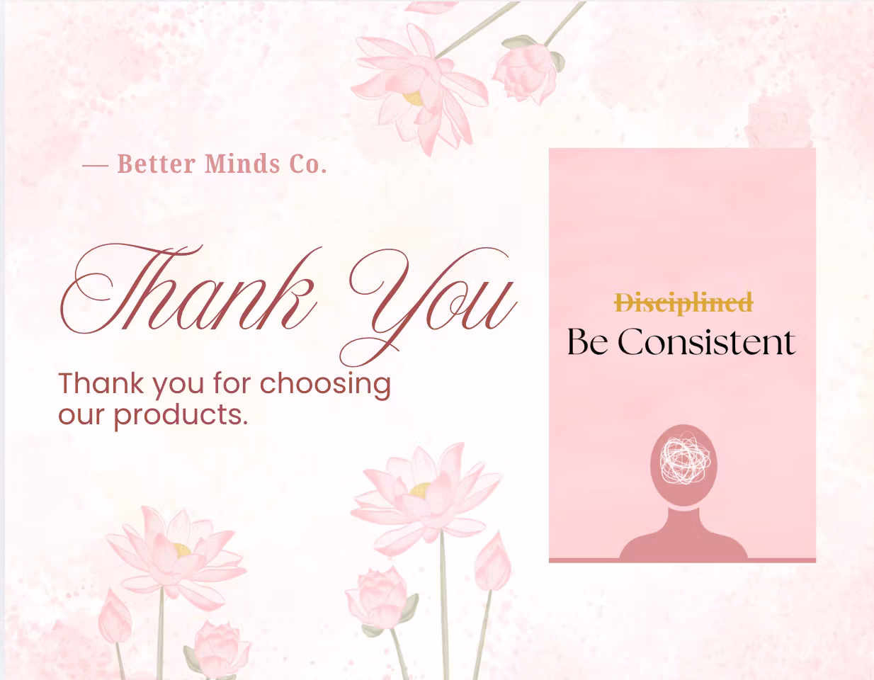 Better Minds Co. Be Consistent Planner