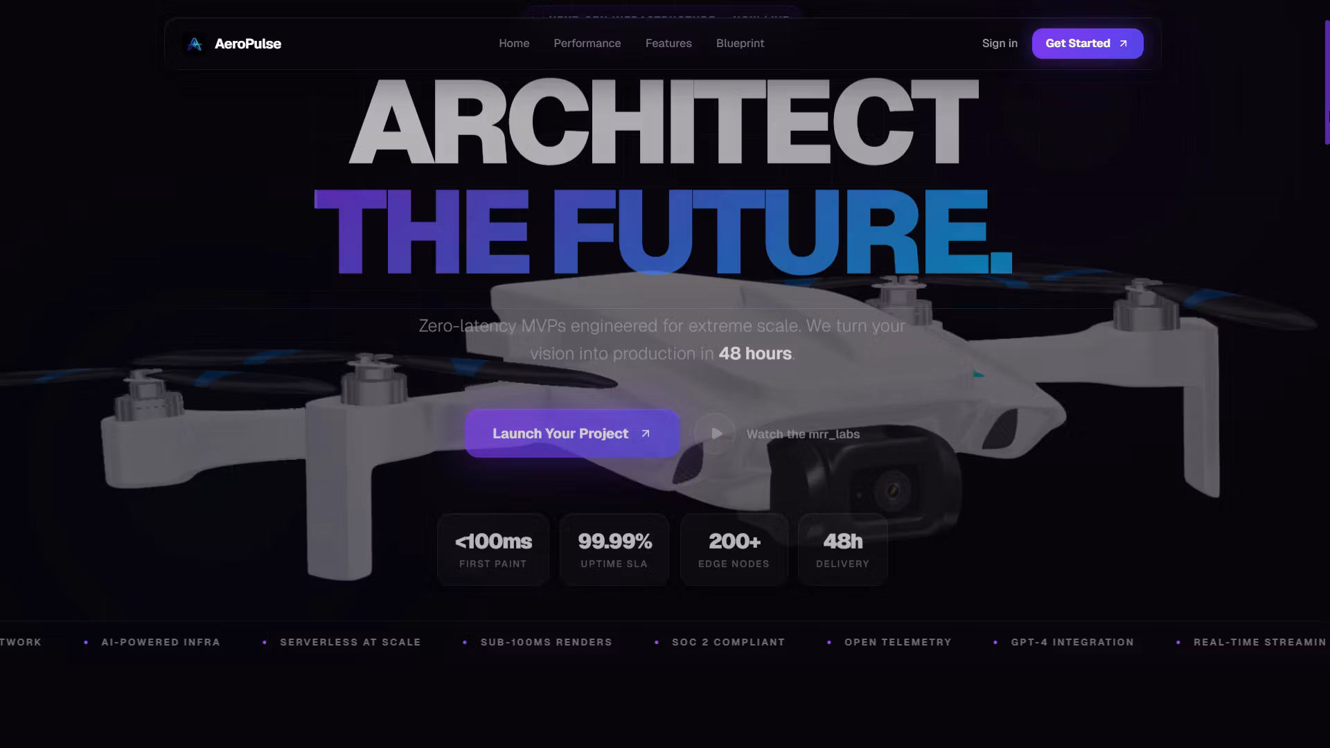 AeroPulse - Premium Next.js SaaS Template