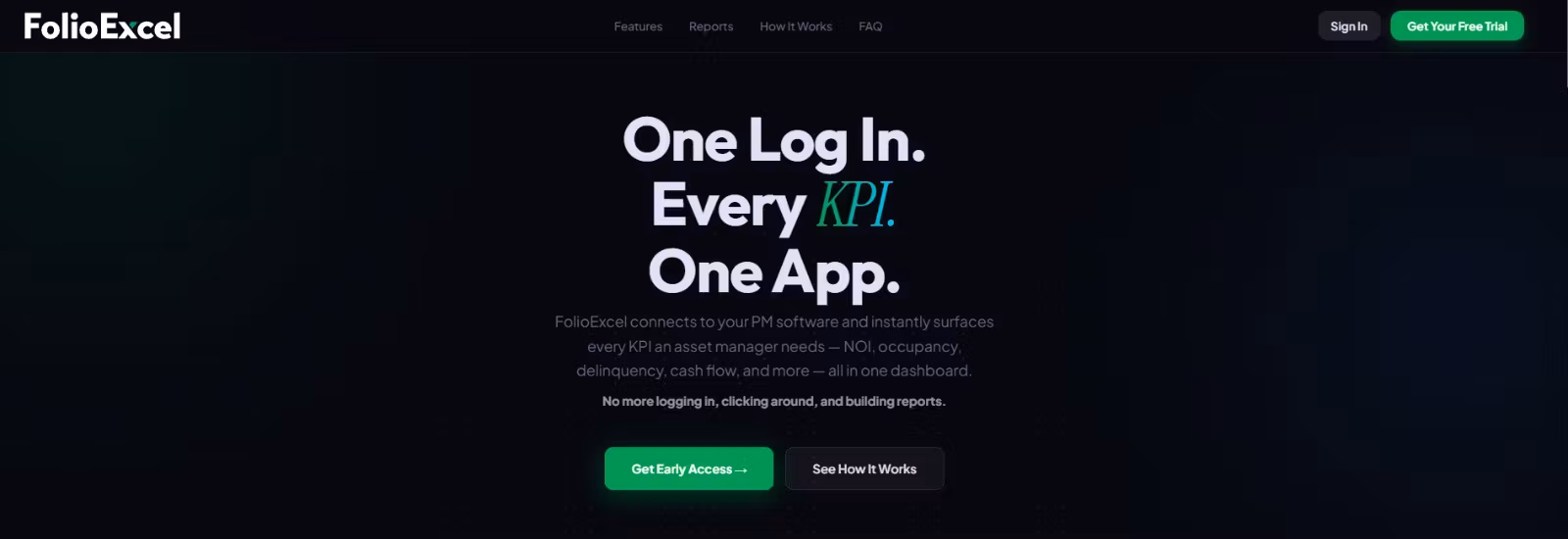 Folio Excel App Access