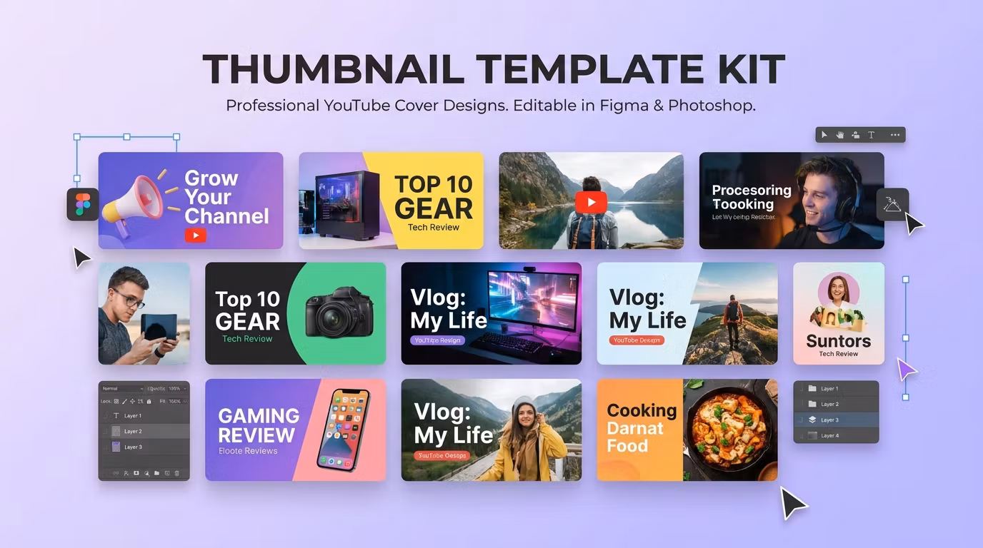 Thumbnail Template Kit