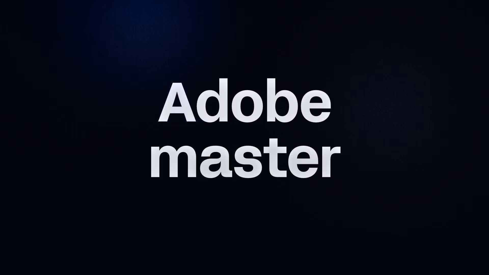 Adobe master