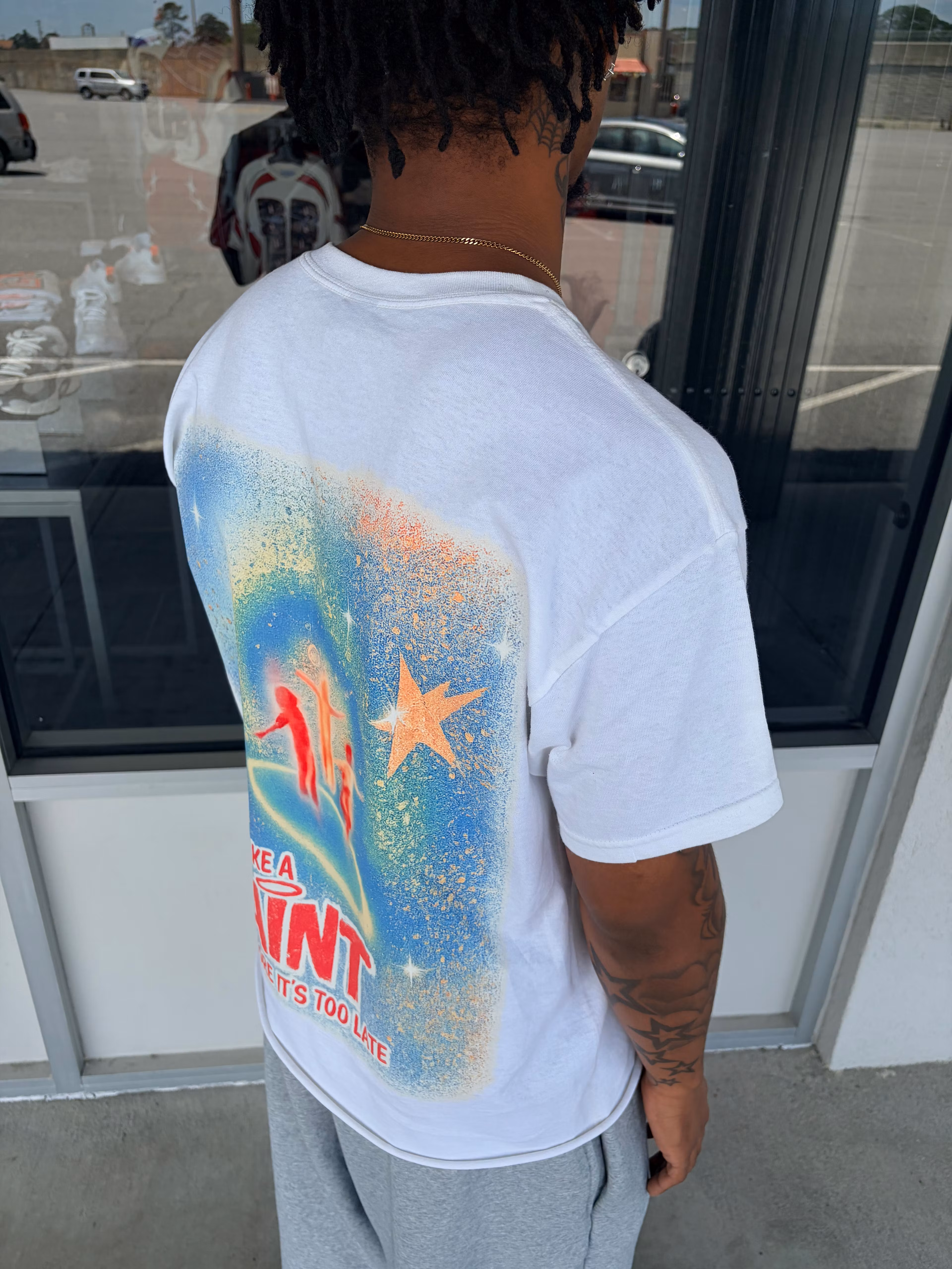 Saints “celestial “ tee