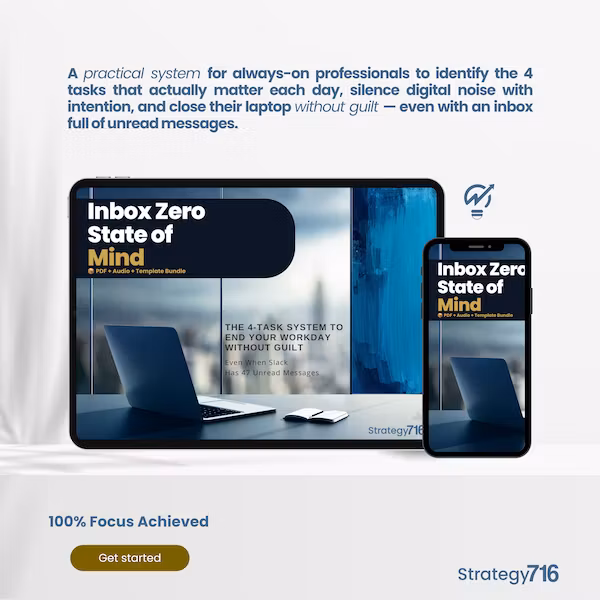 Inbox Zero State of Mind: The 4-steps system to end your workday without guilt