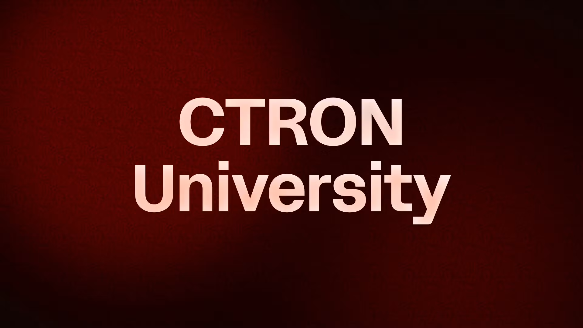 CTRON University
