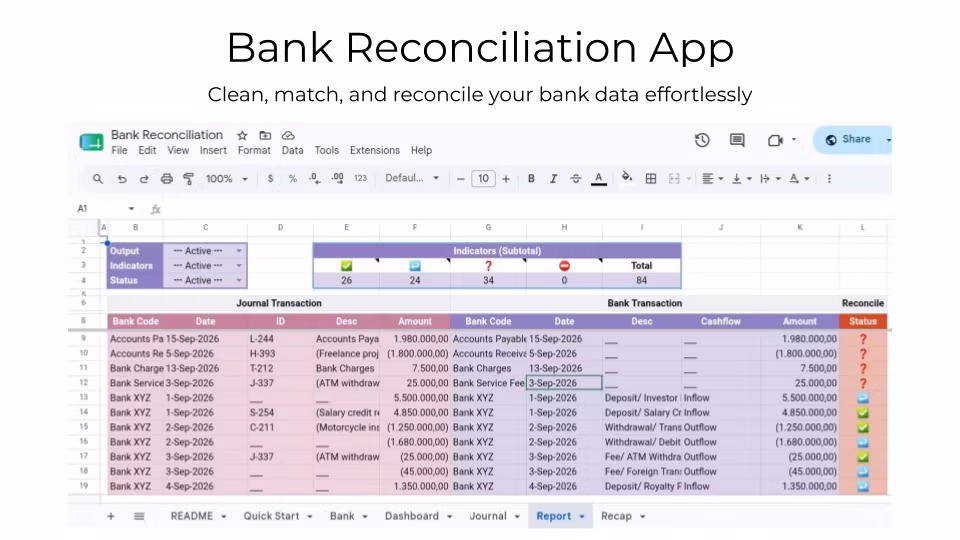 Bank Reconciliation App (Starter)