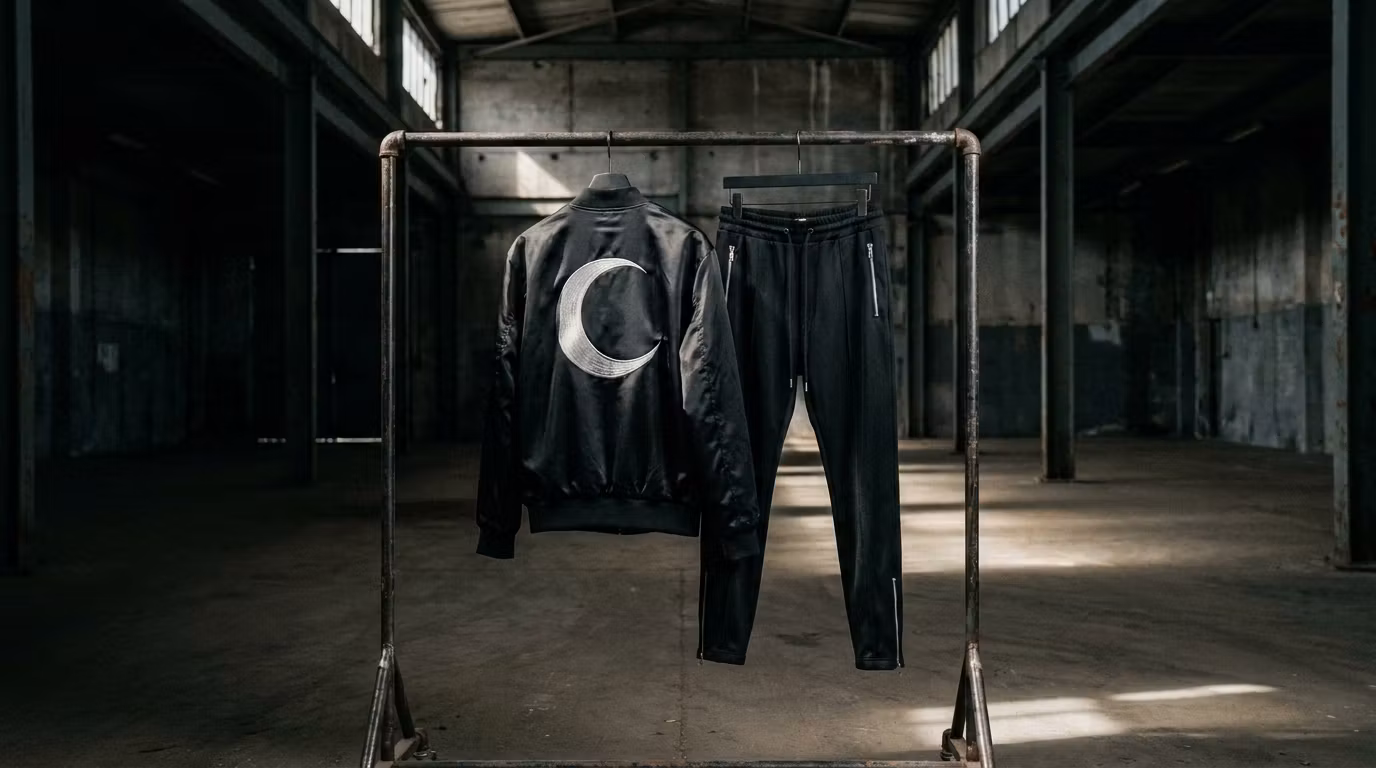BLACKOUT SET — Bomber + Trackpants