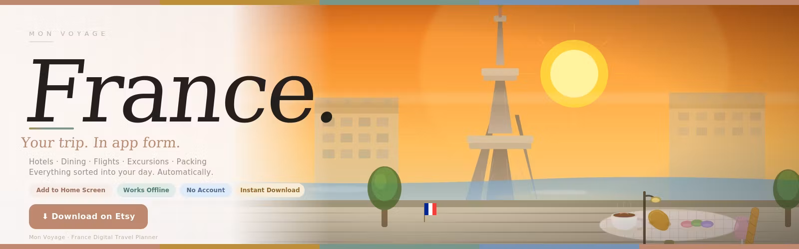 France Travel Planner, App