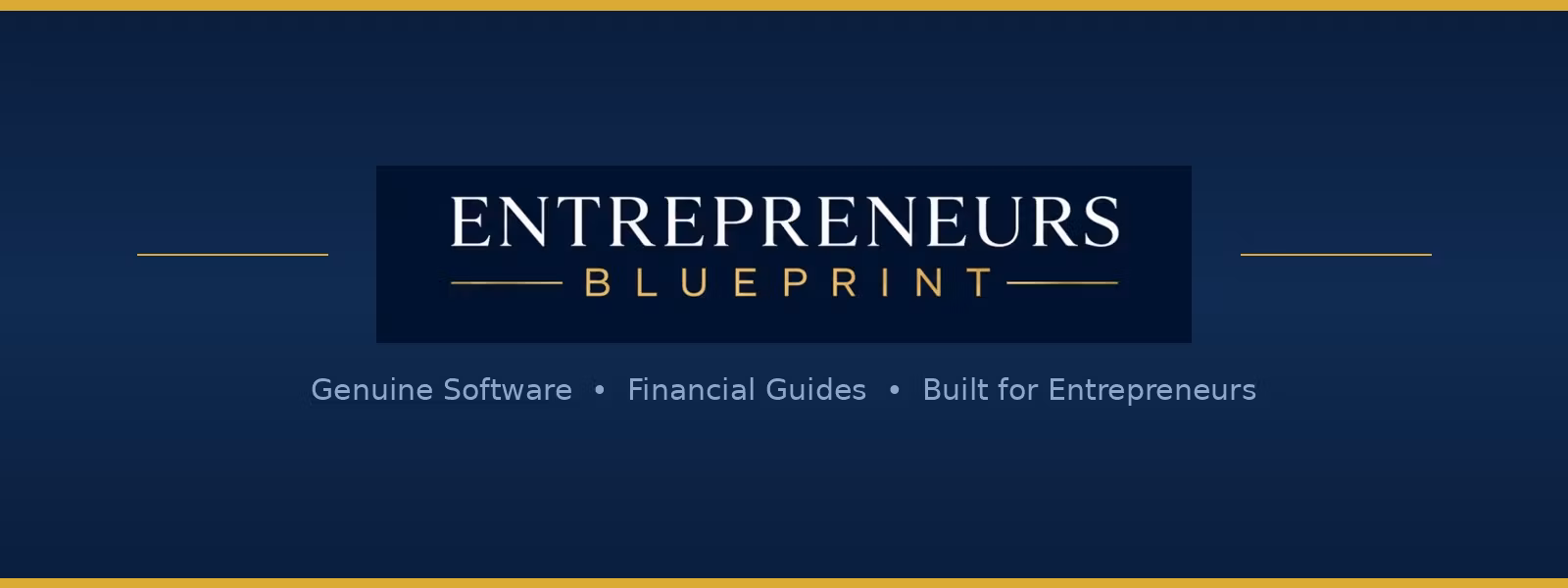 Entrepreneur's Blueprint