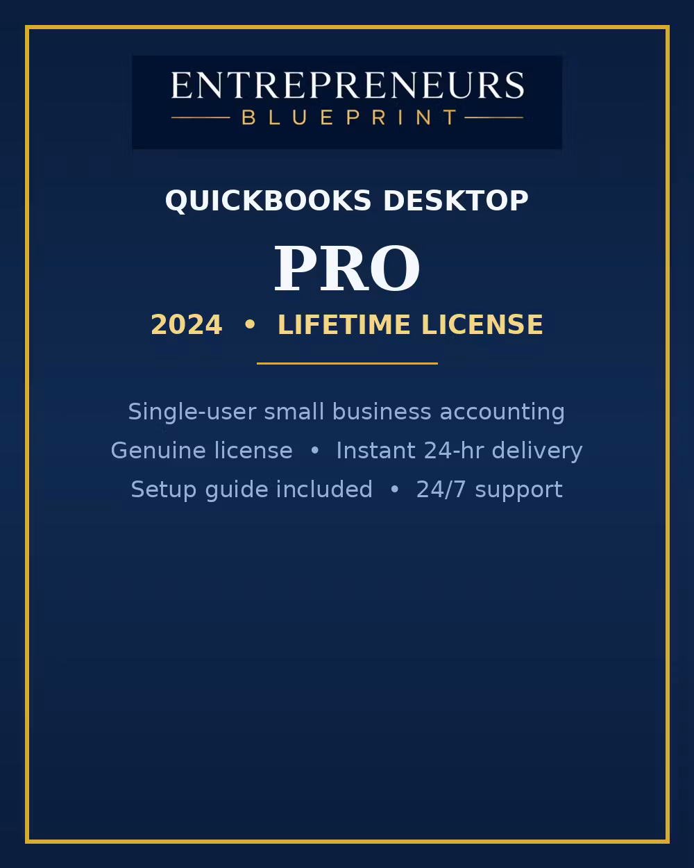 QuickBooks Desktop Pro 2024 - Lifetime License