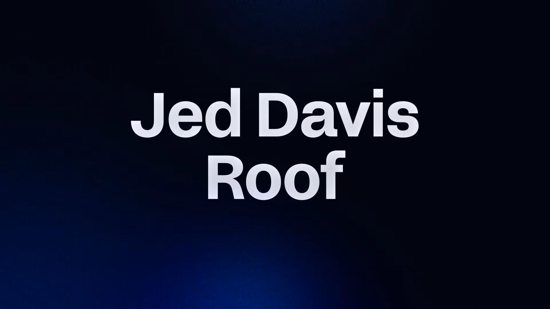 Jed’s Pause