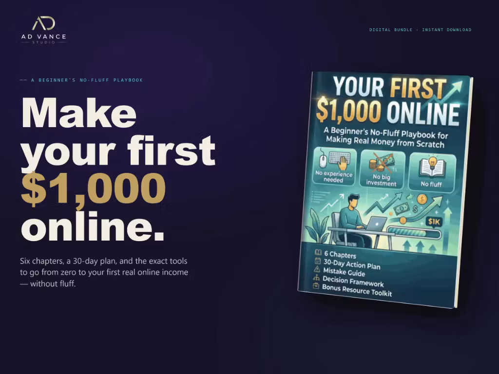 Your First $1000 online 
