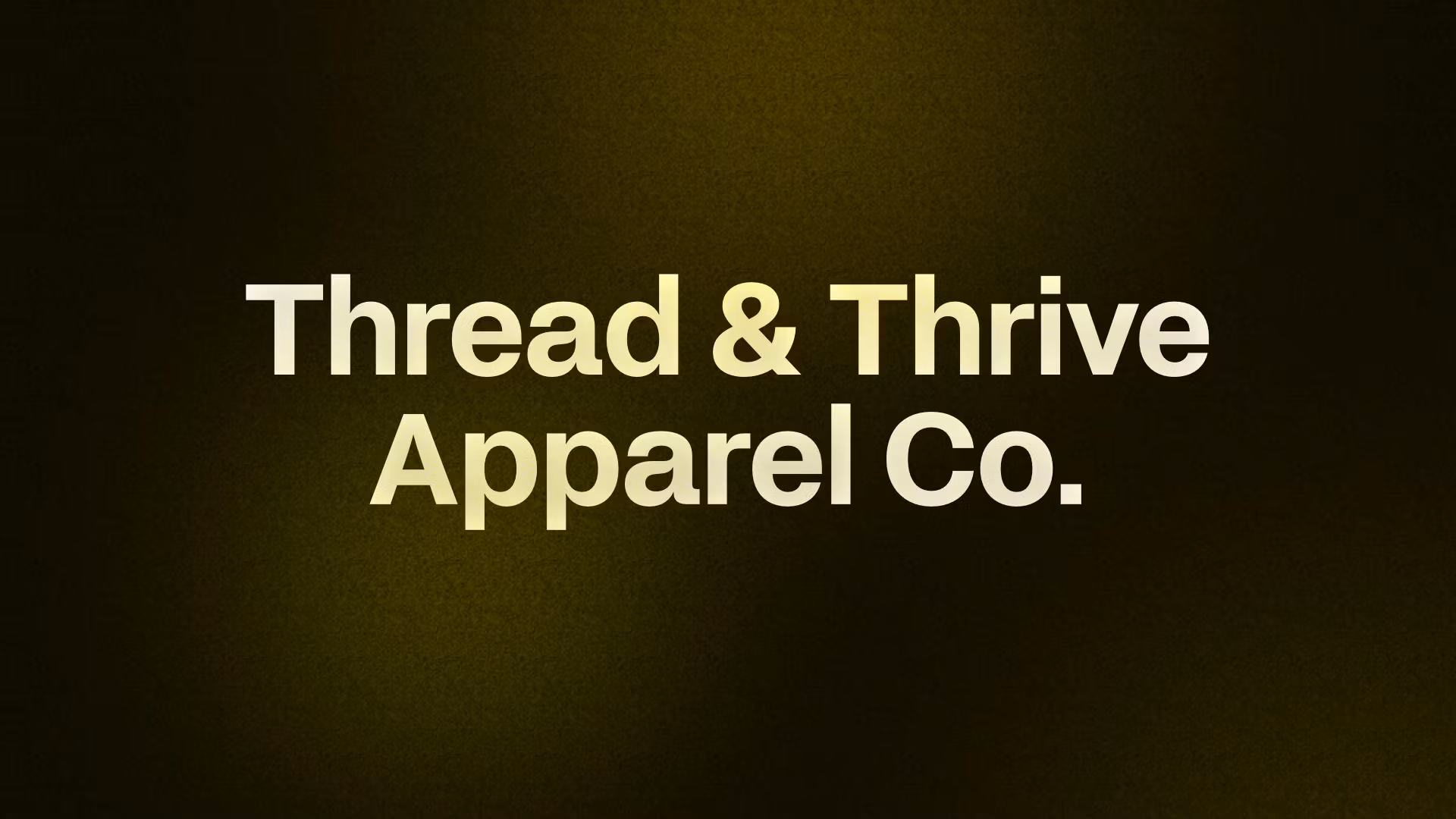 Thread & Thrive Apparel Co.