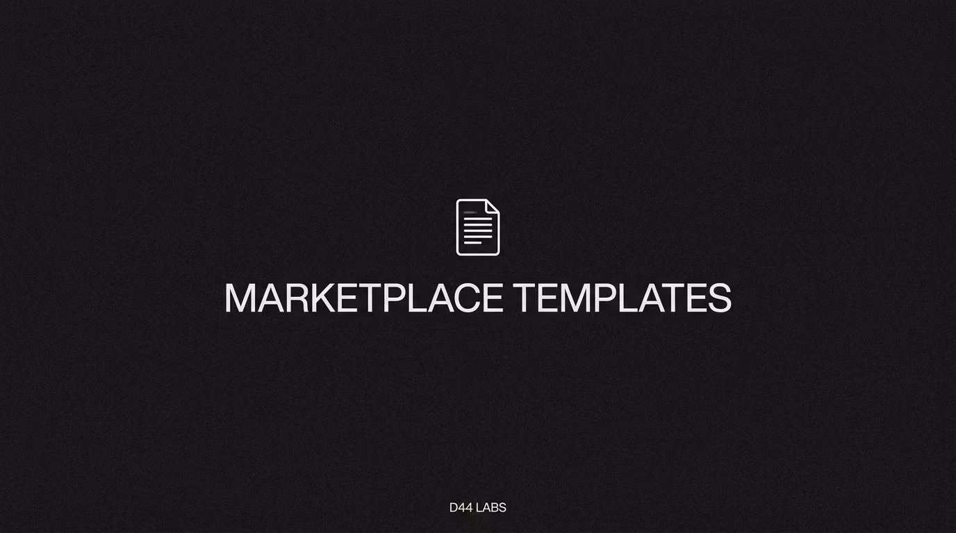 Marketplace Templates