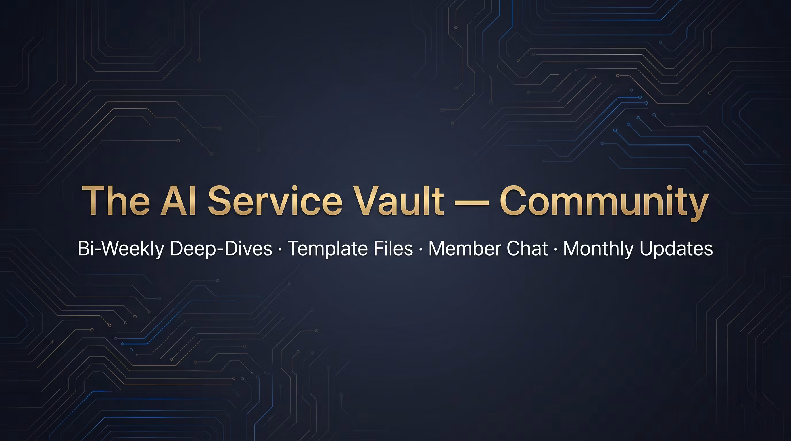The AI Service Vault - Community