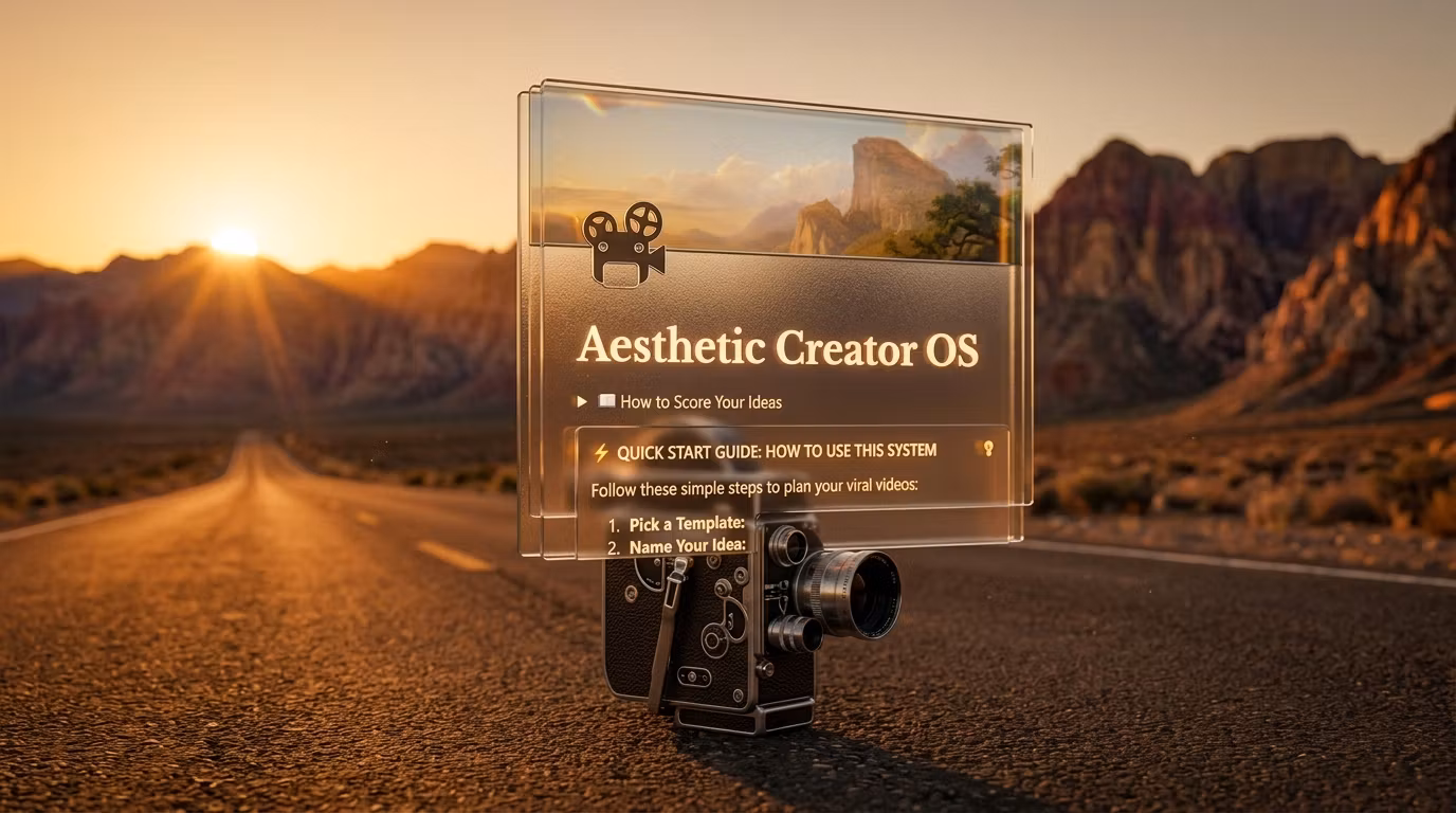 Aesthetic Creator OS — Notion Template for Content Creators