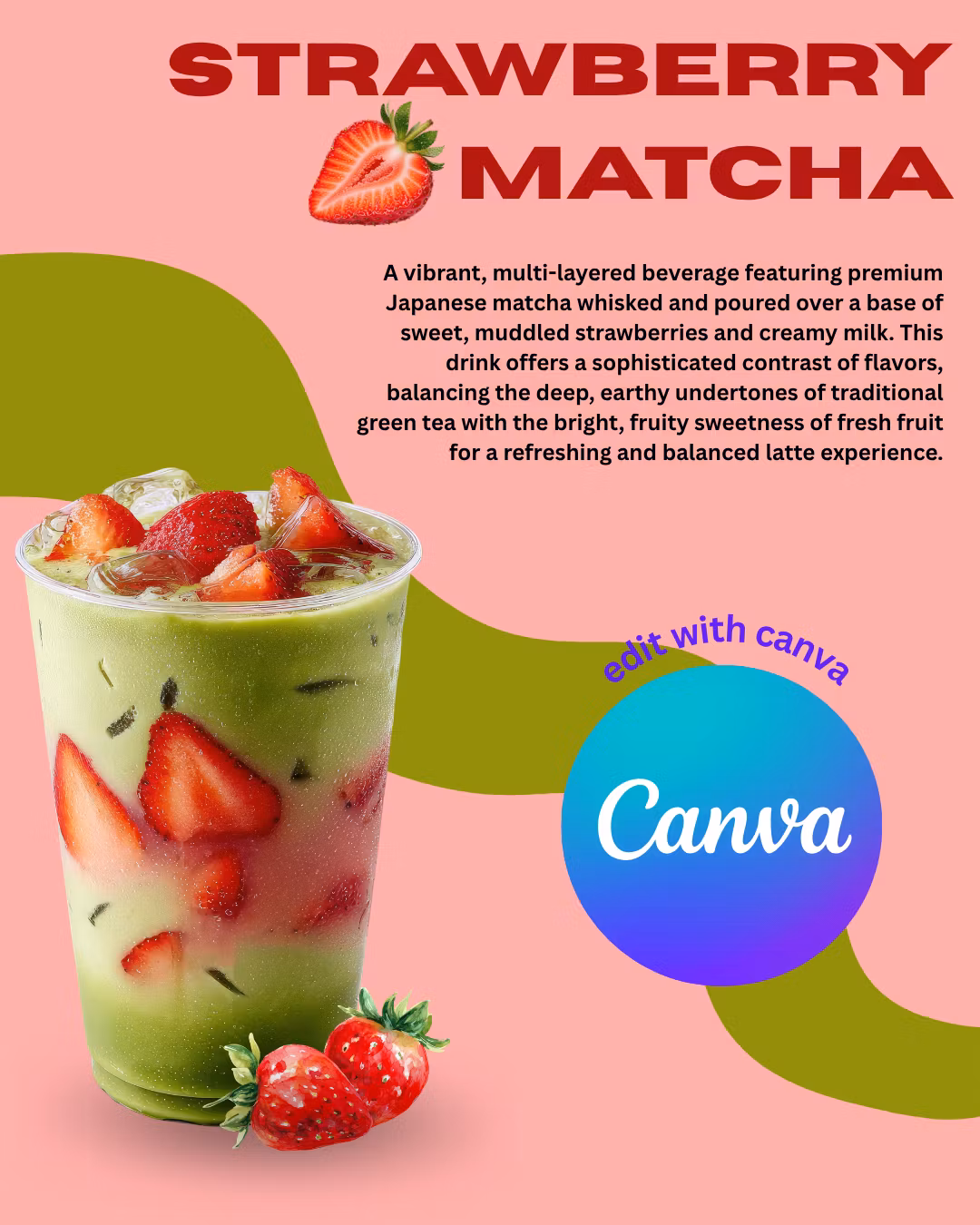STRAWBERRY MATCHA ADD TEMPLATES