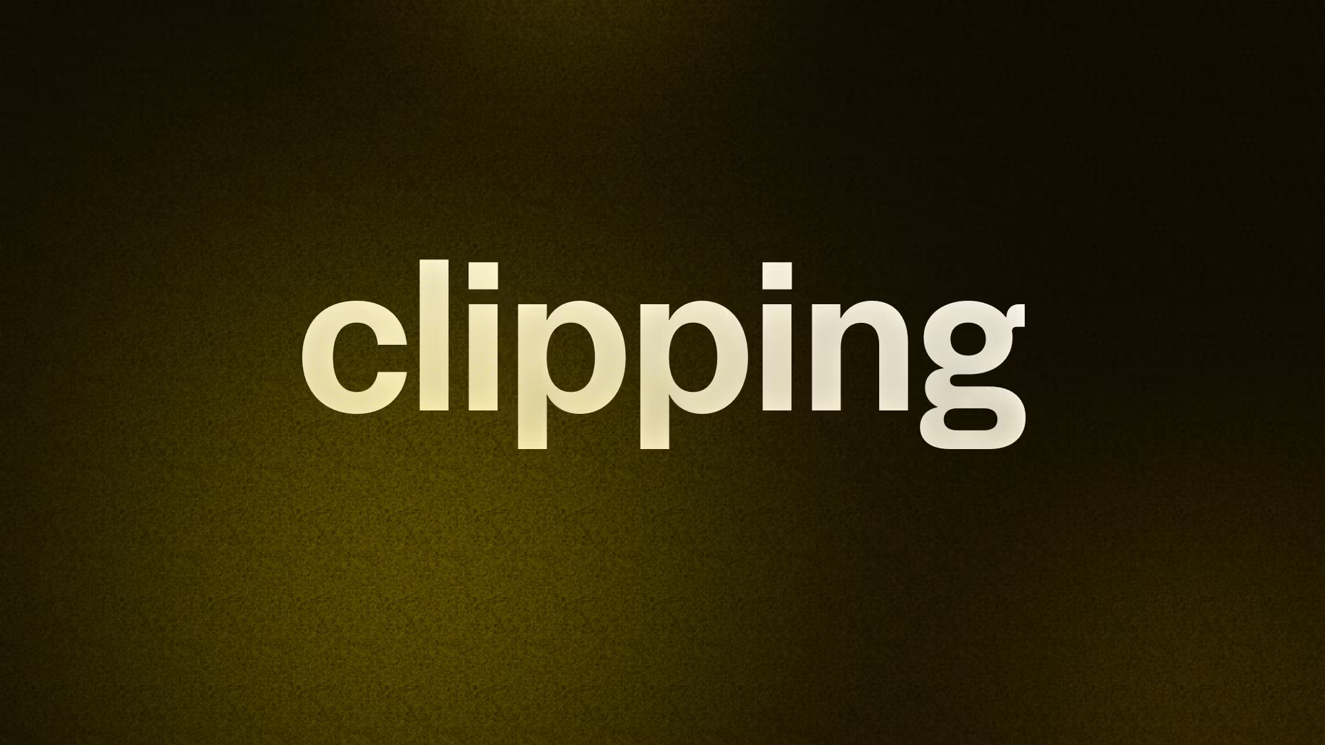 basic clipping 