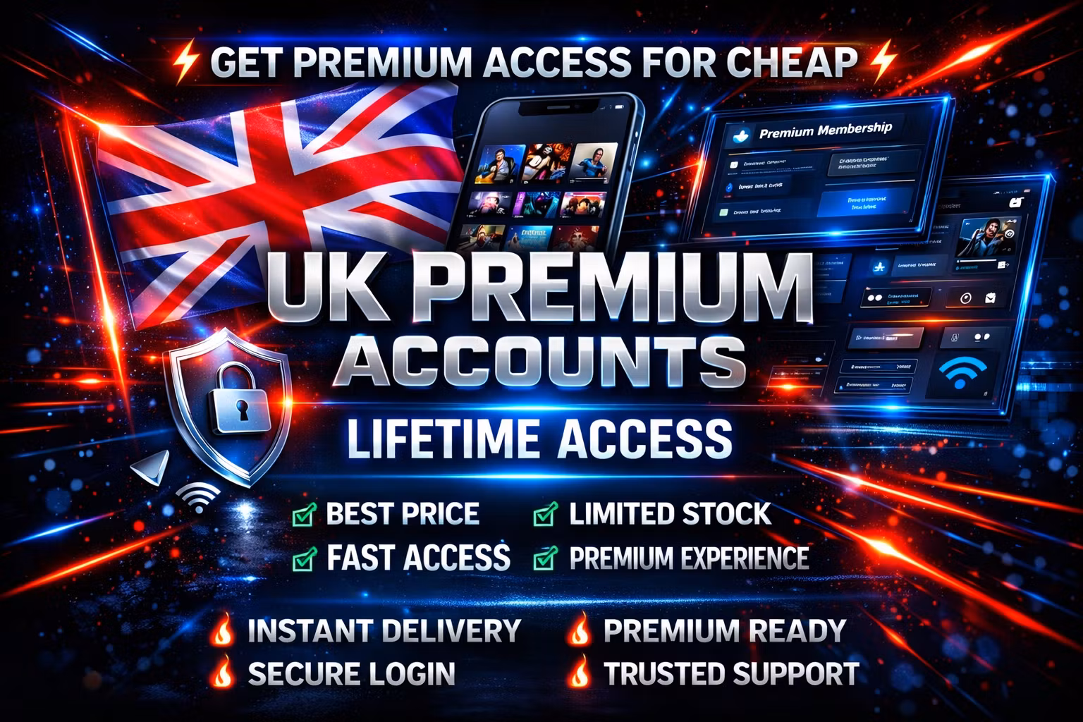 UK Premium Account Access