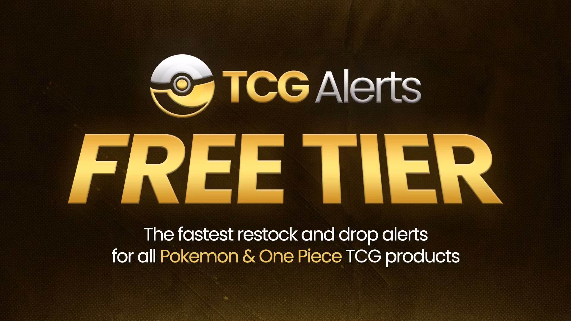 TCG Alerts - Free Tier