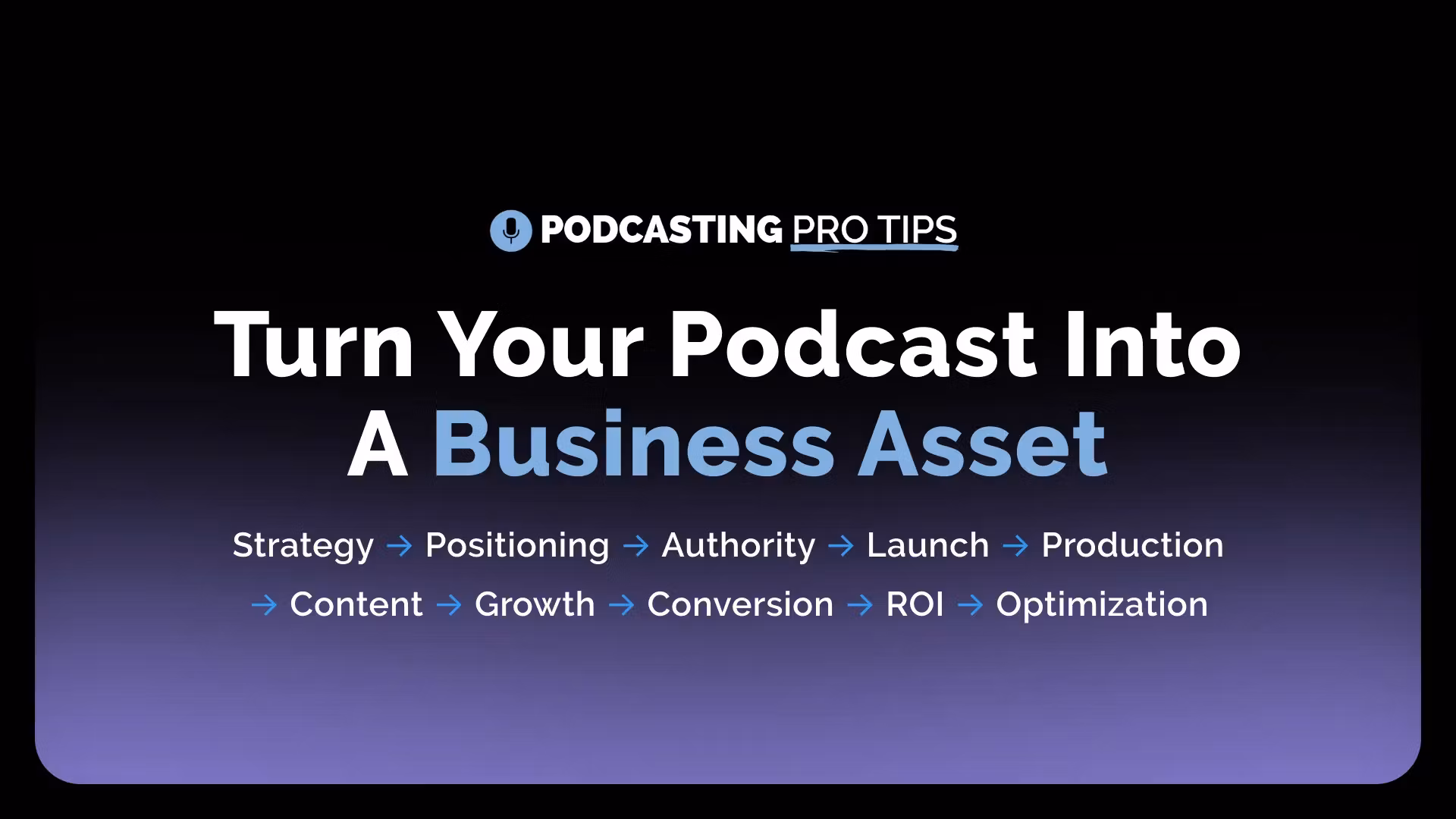 Podcasting Pro Tips