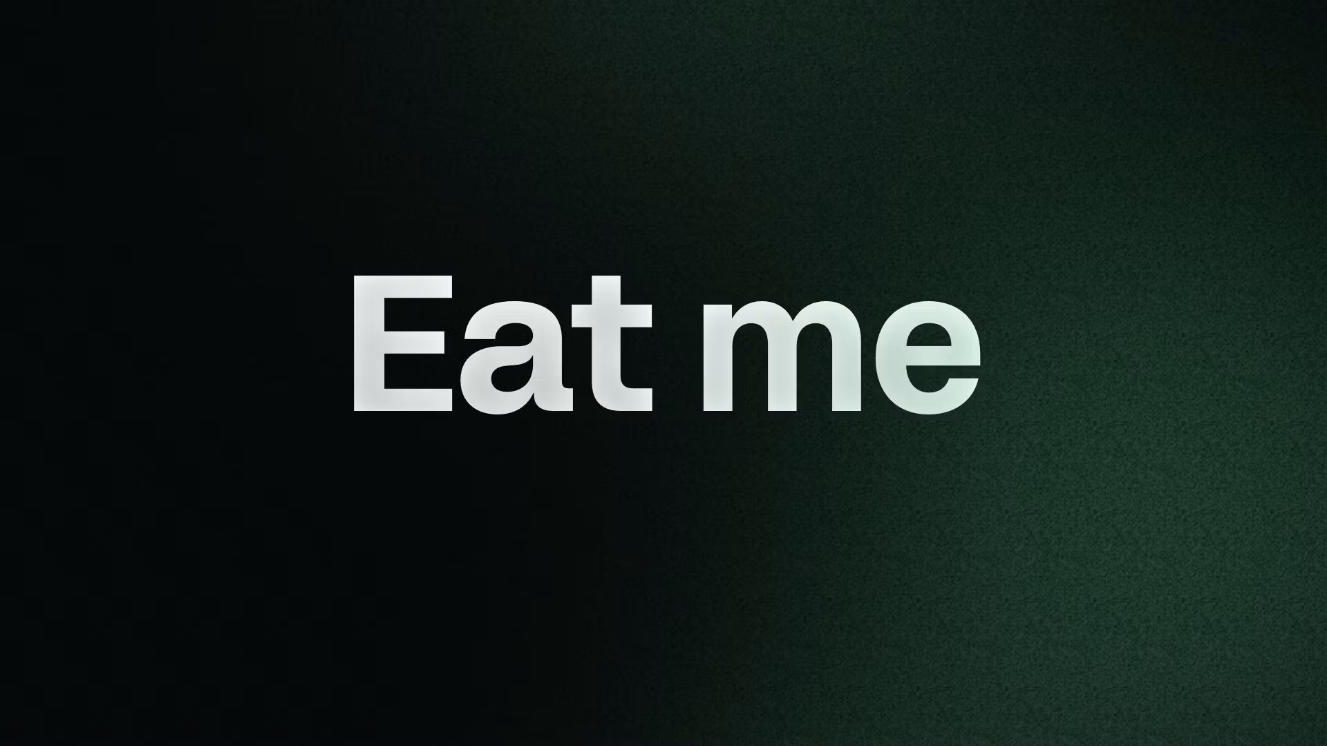 All i care is how i taste.