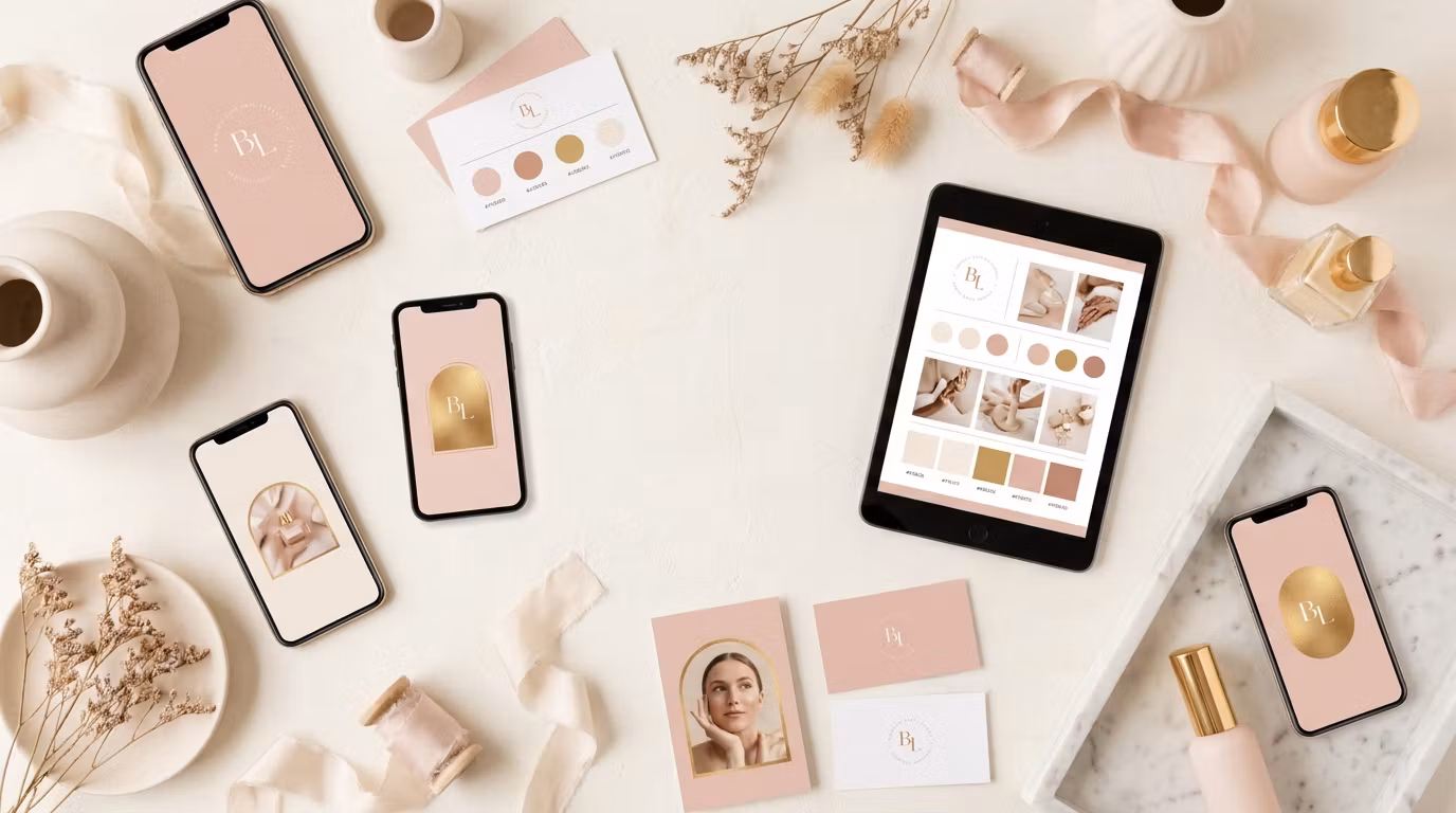 Beauty Brand Instagram Content Kit (Canva Templates)