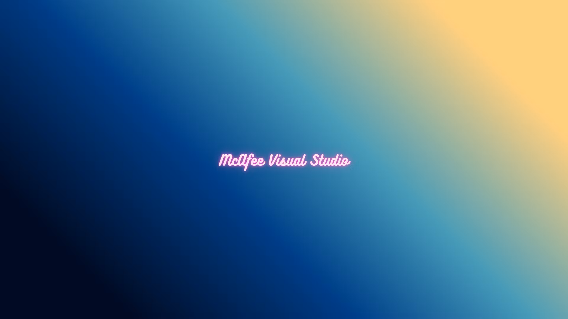 McAfee Visual Studio