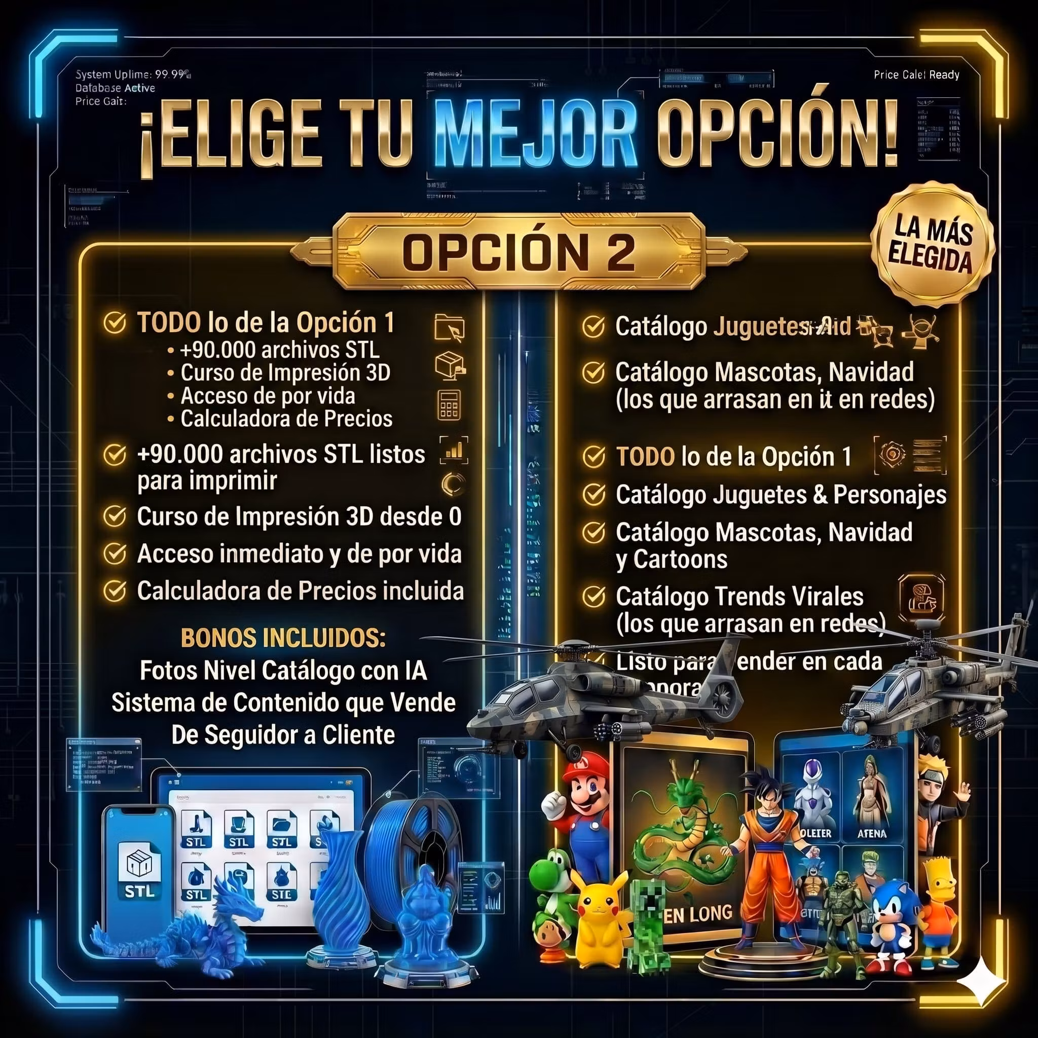  🔥 PACK DE IMPRESIÓN 3D PRO  🔥