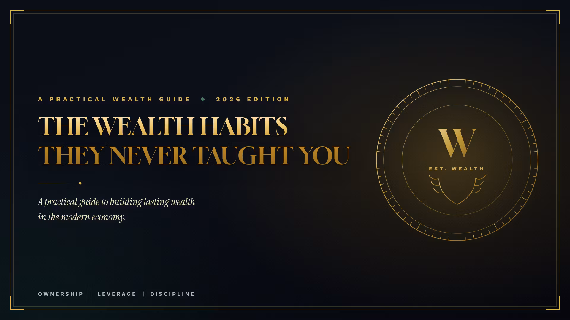 The Wealth Vault · Sterling Habit Co.