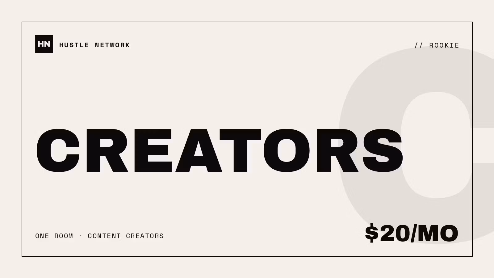 Rookie - Creators