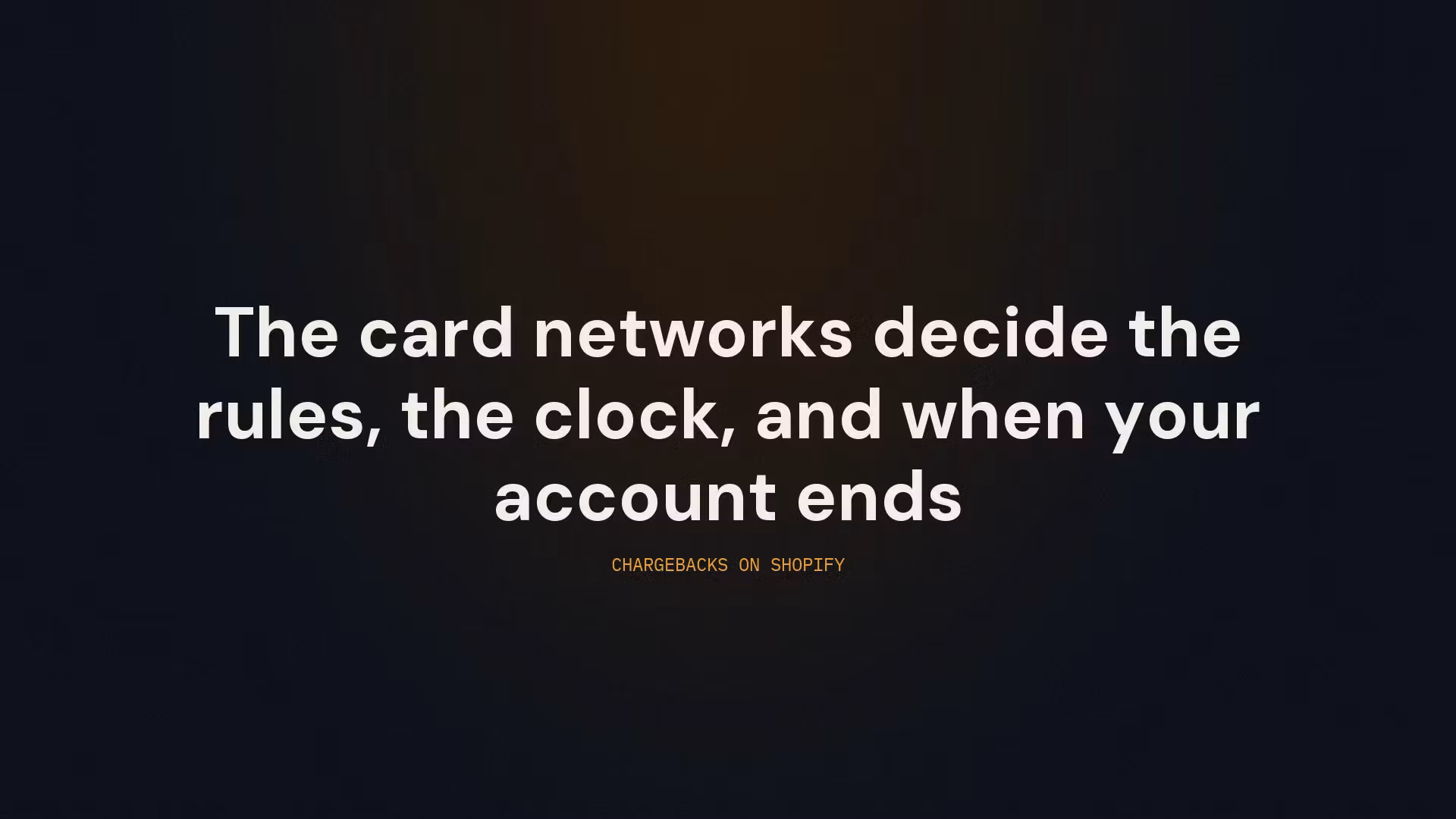 Chargebacks on Shopi + exel 