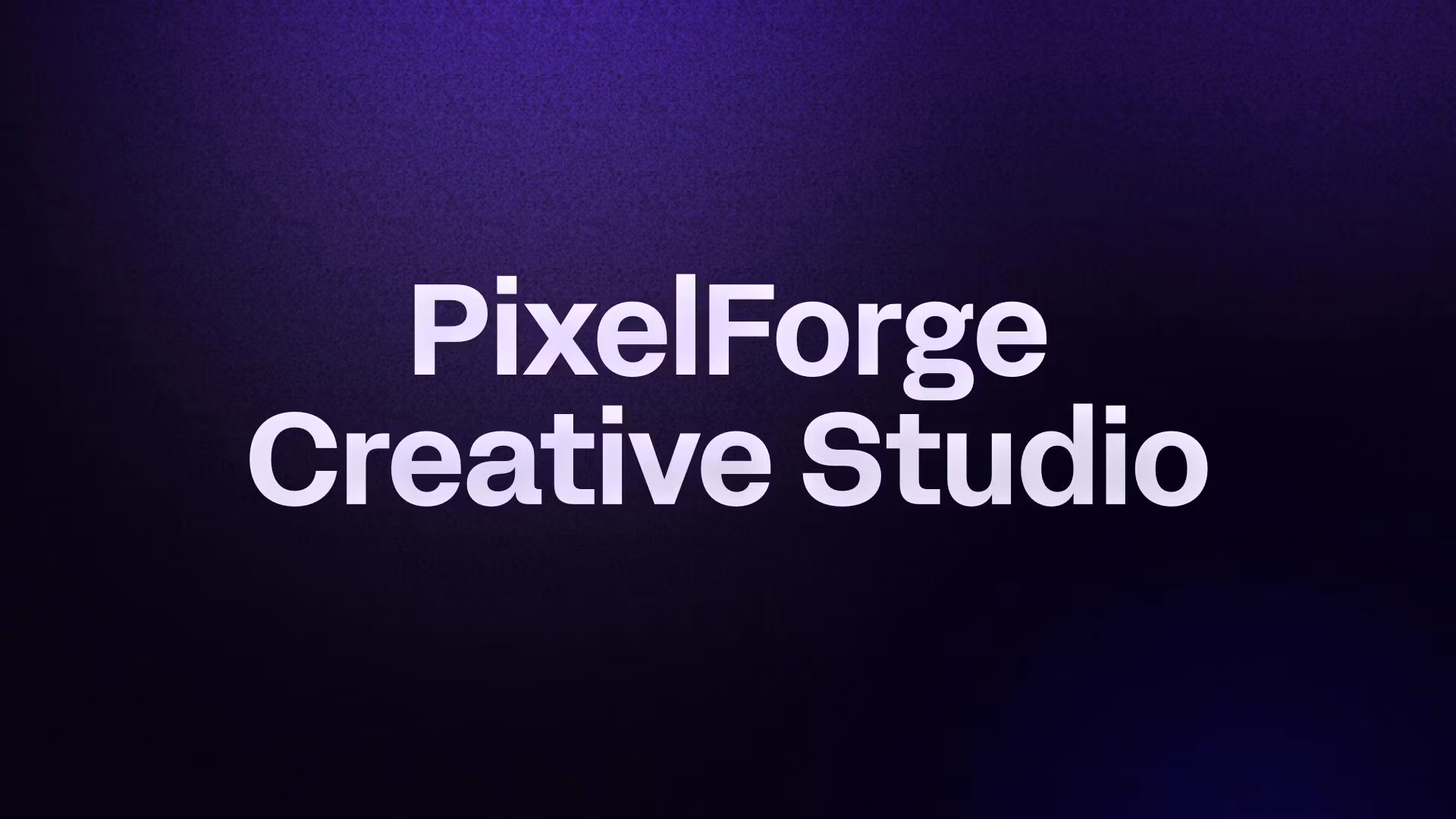 PixelForge Creative Studio