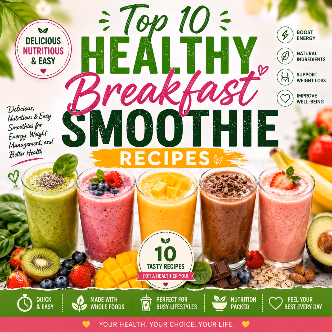 Healthy Breakfast Smoothie Recipes