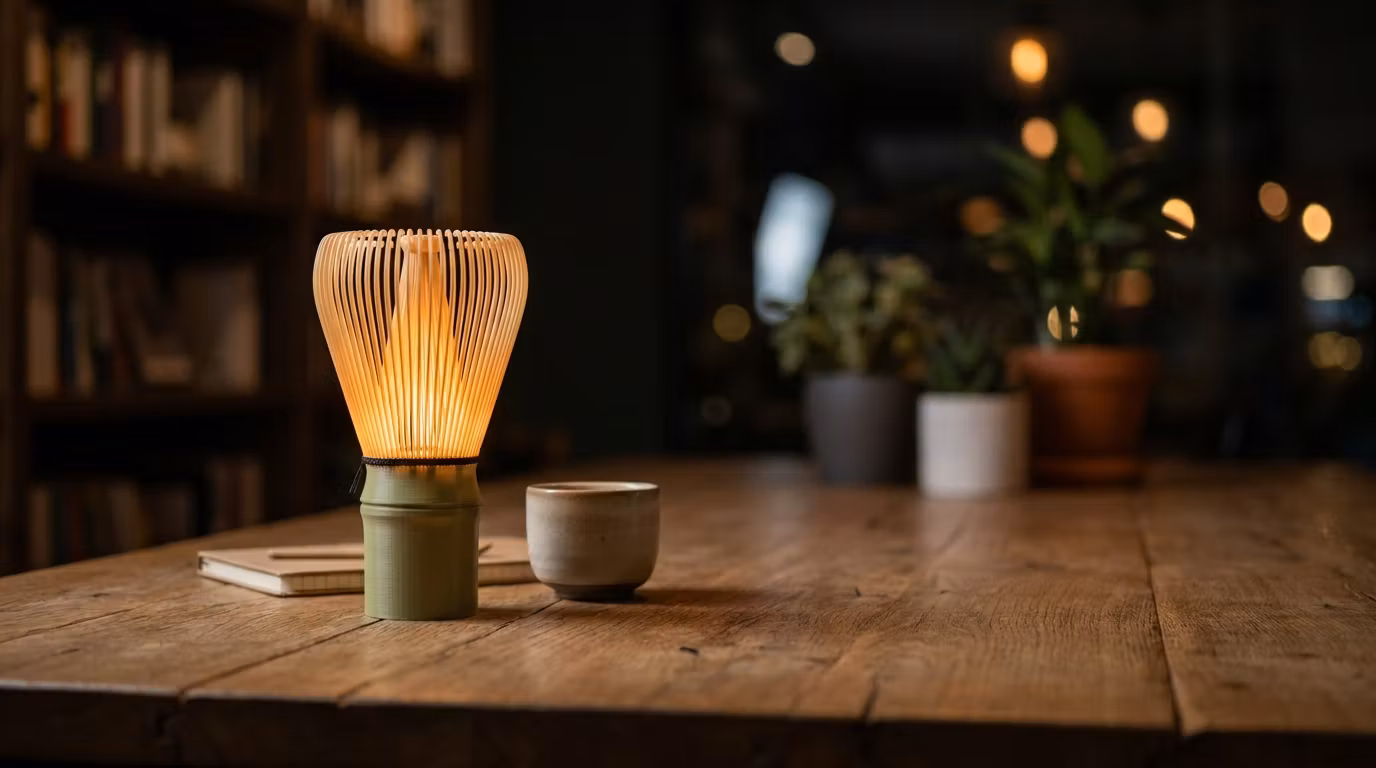 Matcha Whisk Lamp