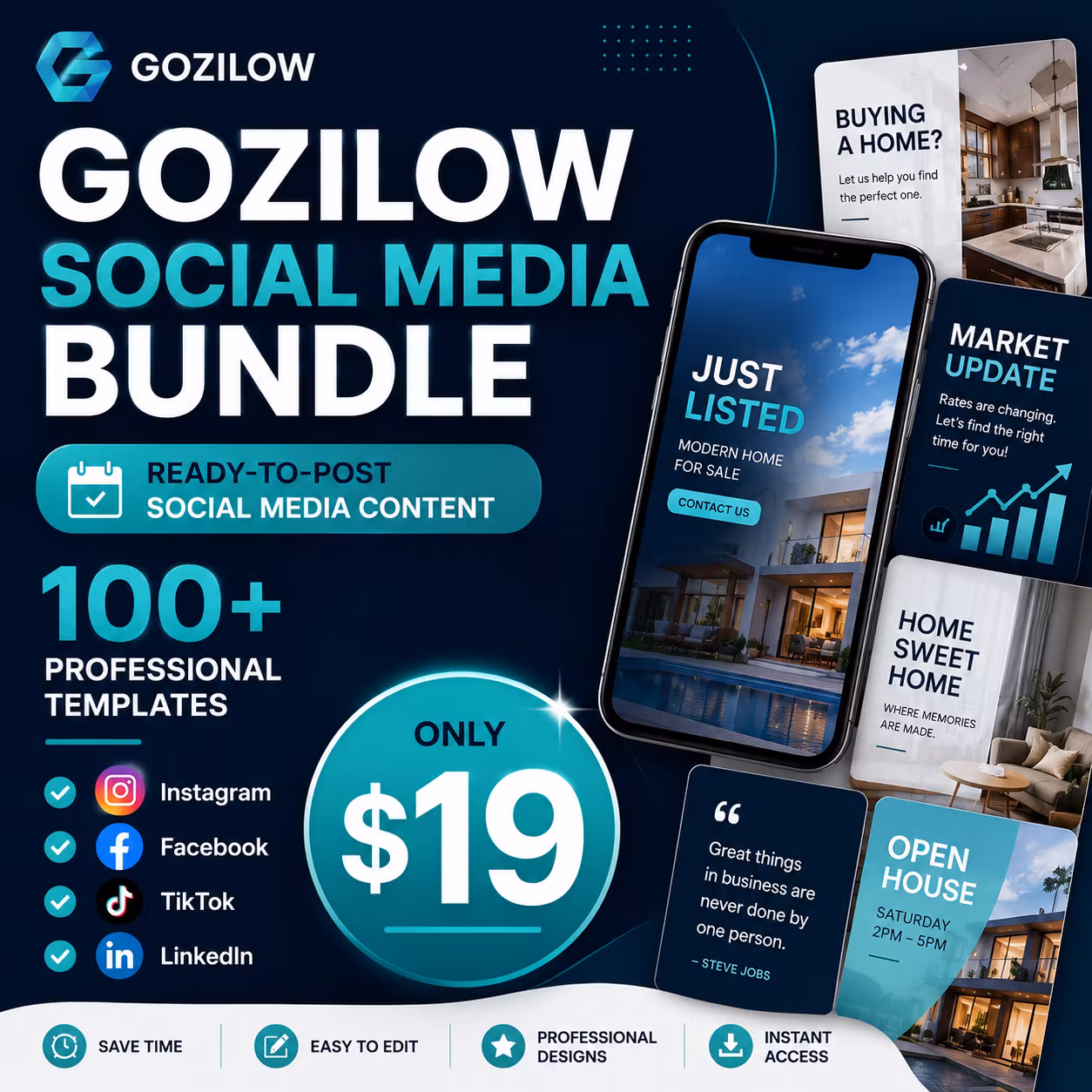 Social Media Bundle GOZILOW