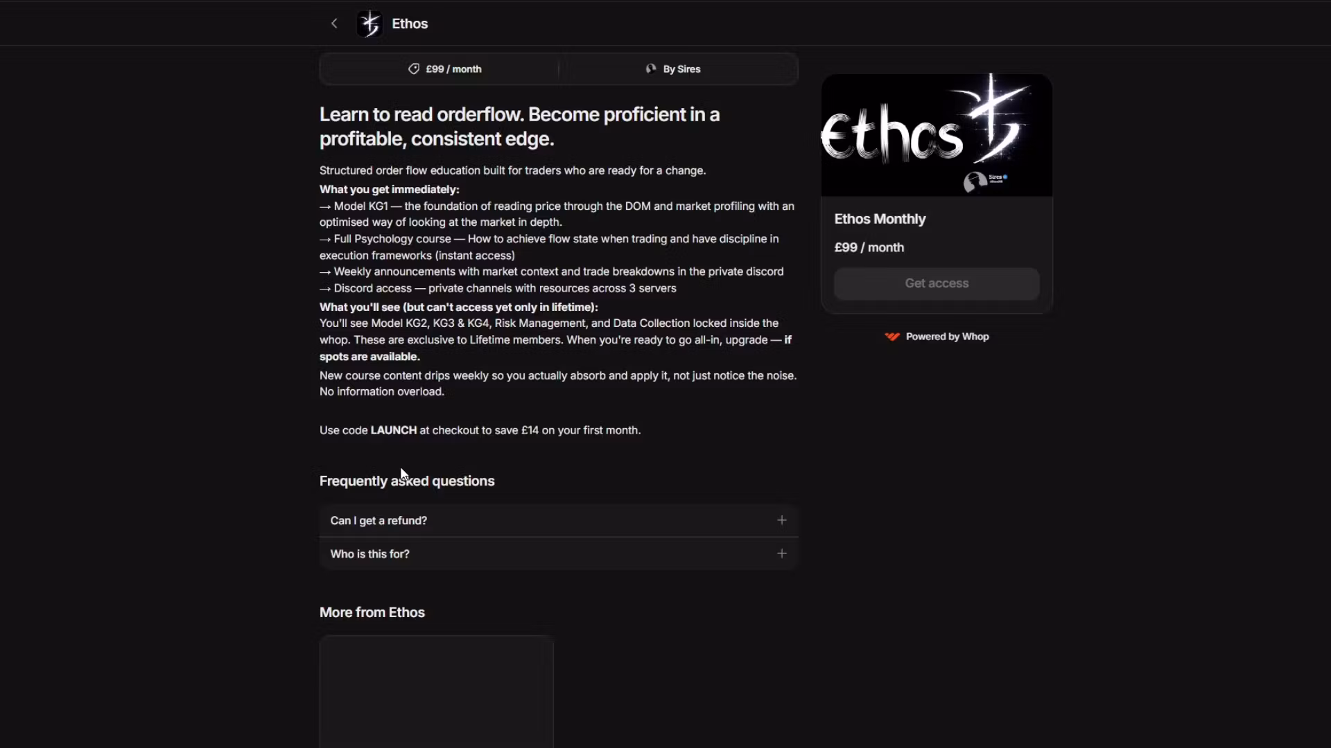 Ethos Monthly